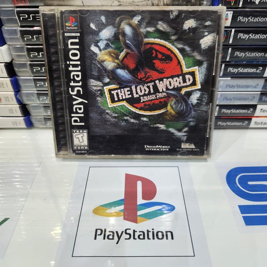 PS1 the lost world jurassic يوجد ضرر بالكتيب