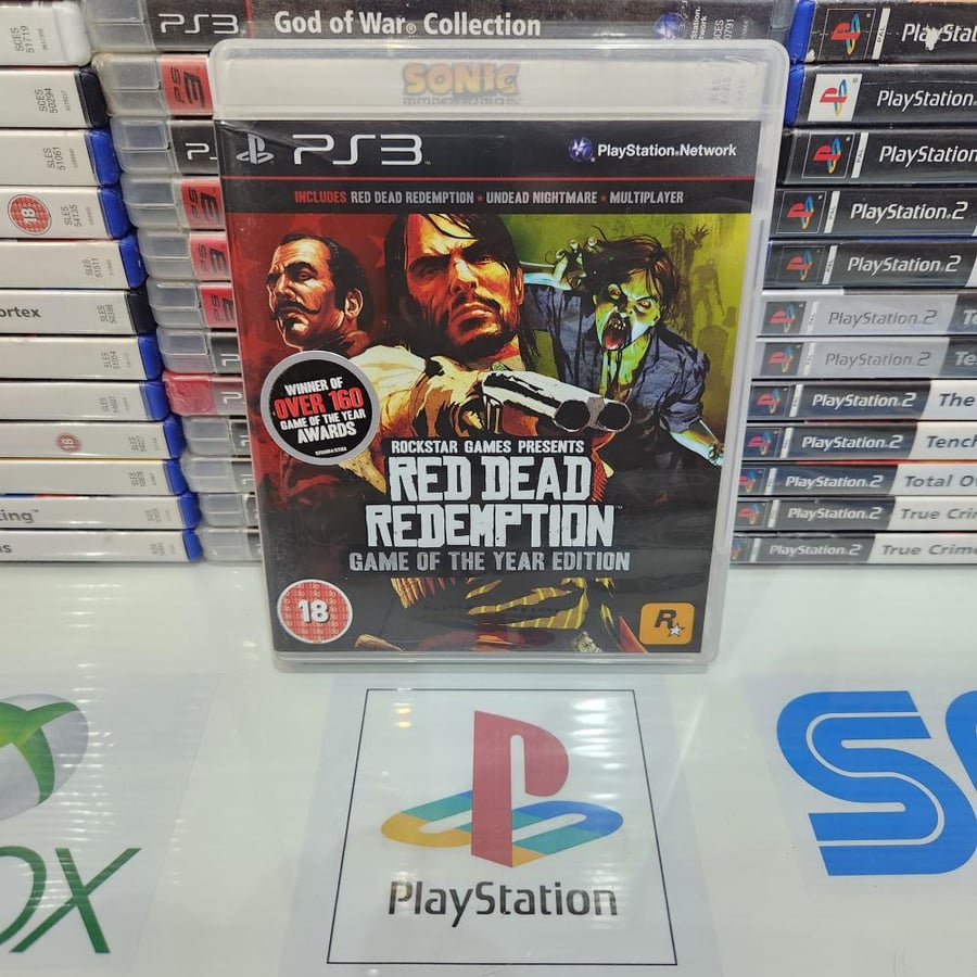 PS3 red Dead Redemption game of the year edition