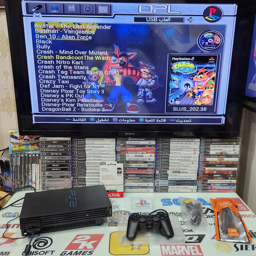 PS2 جهاز بلاستيشن تو مبرمج