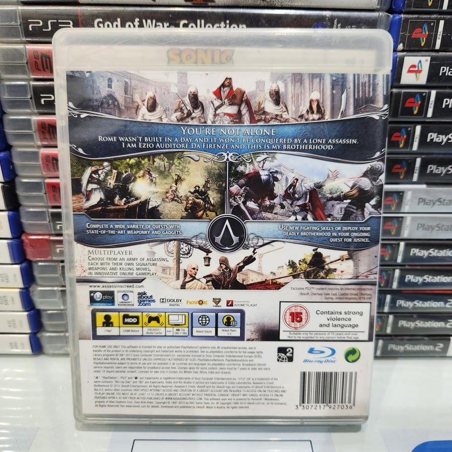 PS3 assassin's Creed brotherhood
