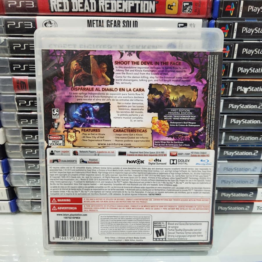 PS3 saints row gat out of hell