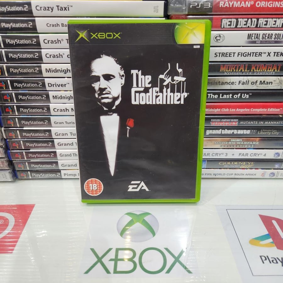 Xbox the godfather يوجد اثار ماء بالغلاف الخارجي