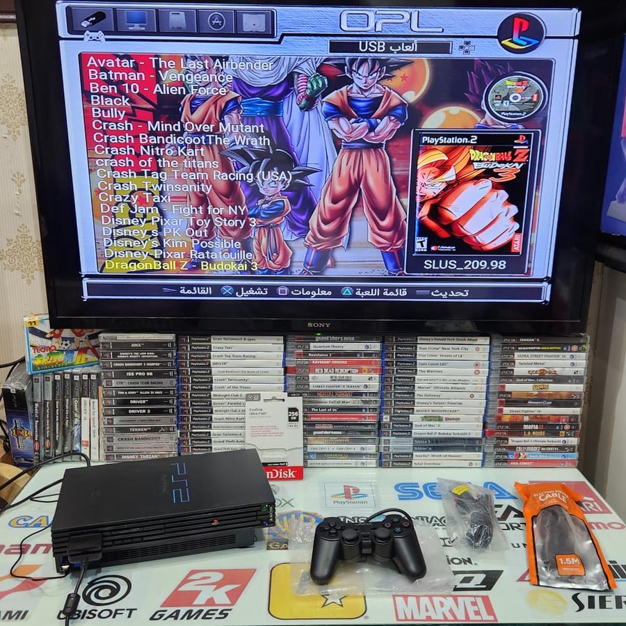 PS2 جهاز بلاستيشن تو مبرمج