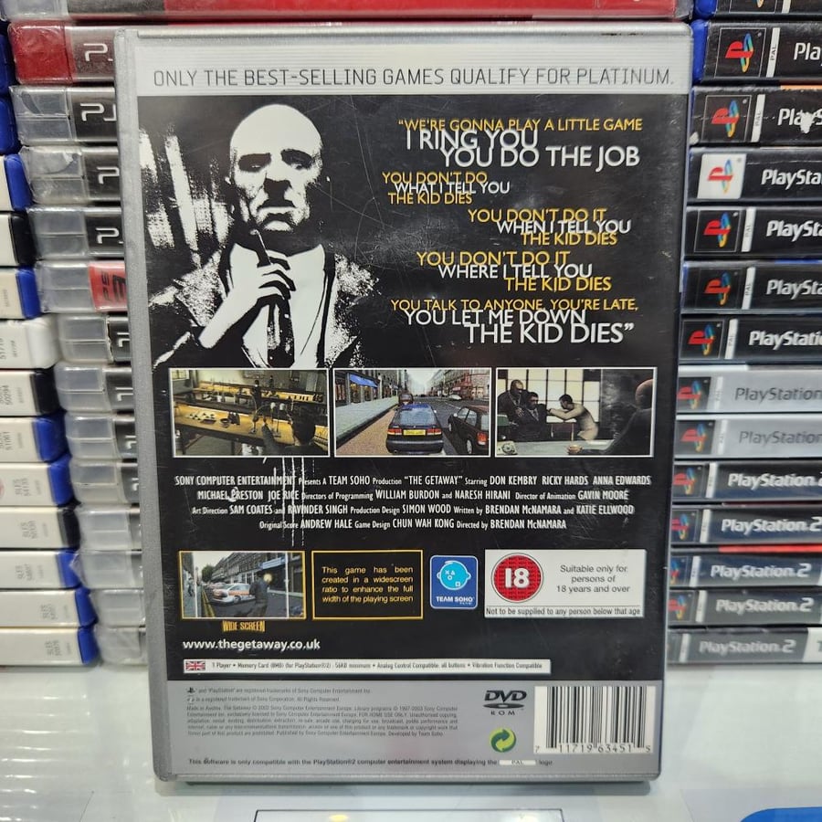 PS2 the getaway