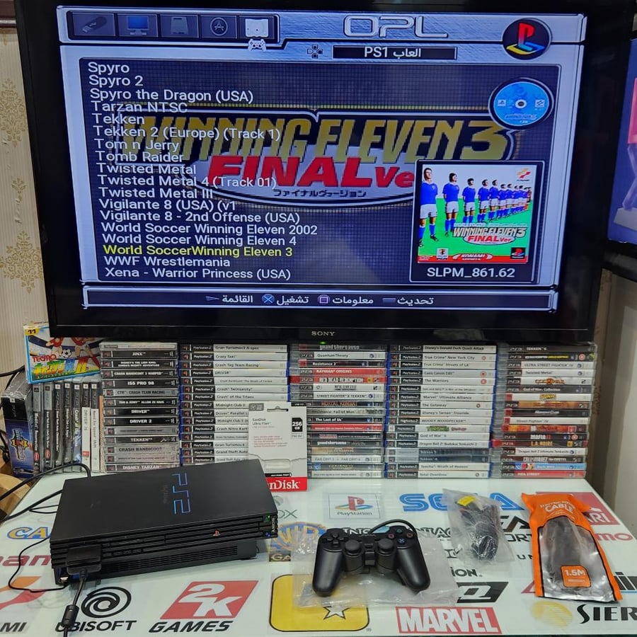 PS2 جهاز بلاستيشن تو مبرمج