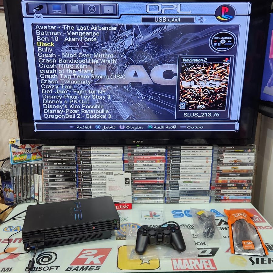 PS2 جهاز بلاستيشن تو مبرمج