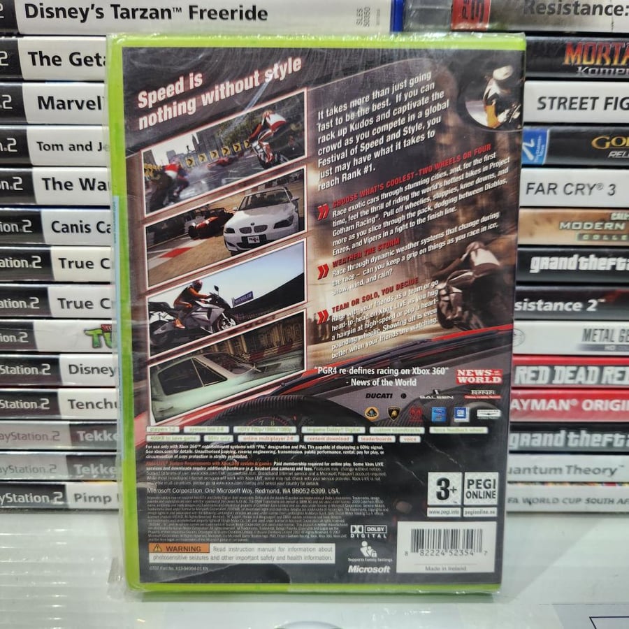 XBOX360 pgr4 project gotham racing 4 جديد
