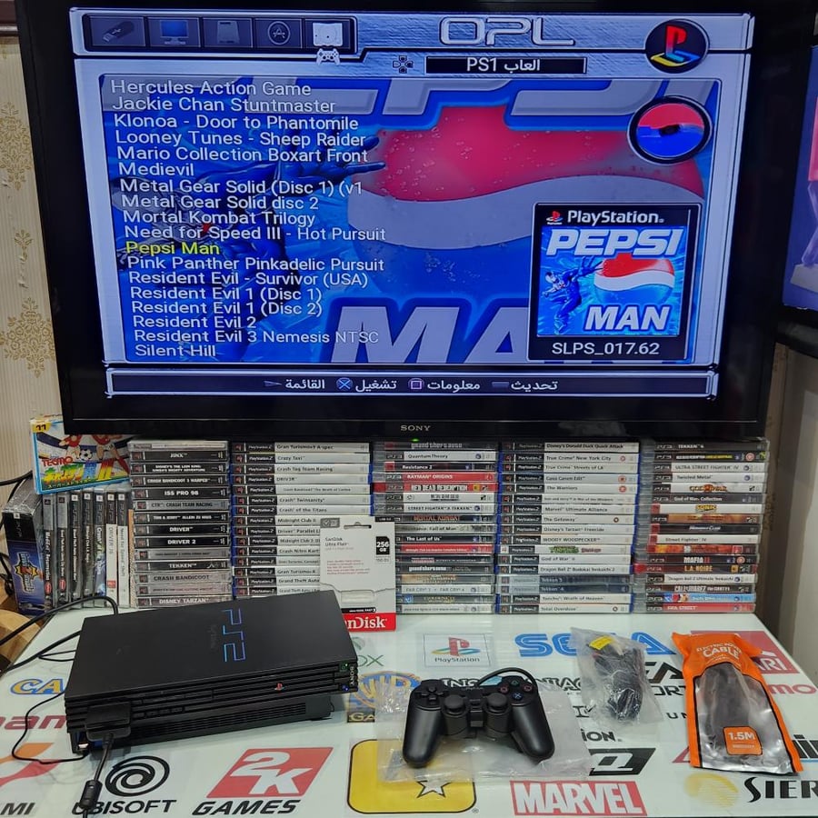 PS2 جهاز بلاستيشن تو مبرمج