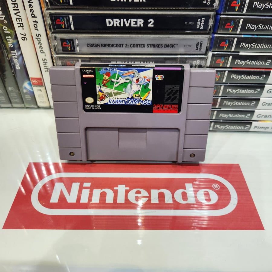 SNES bugs bunny rabbit rampage