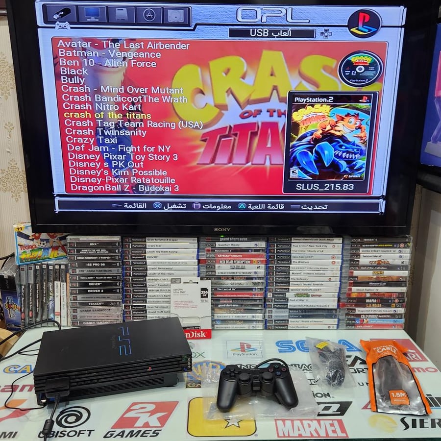 PS2 جهاز بلاستيشن تو مبرمج