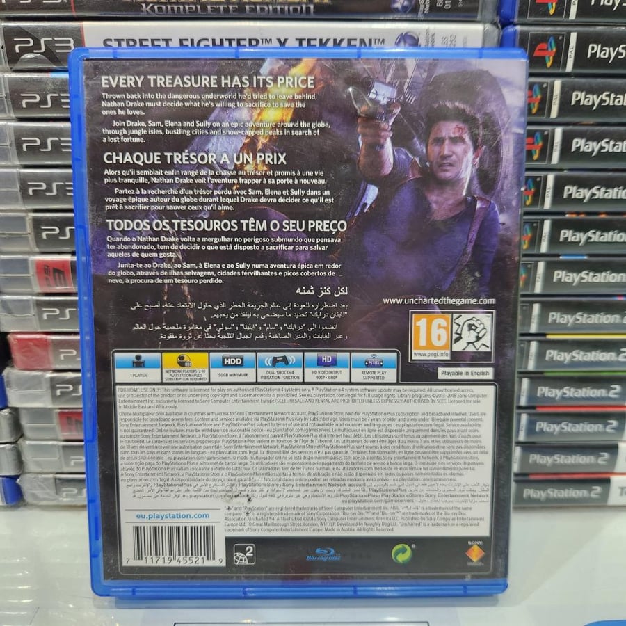 PS4 uncharted 4 ahief's end