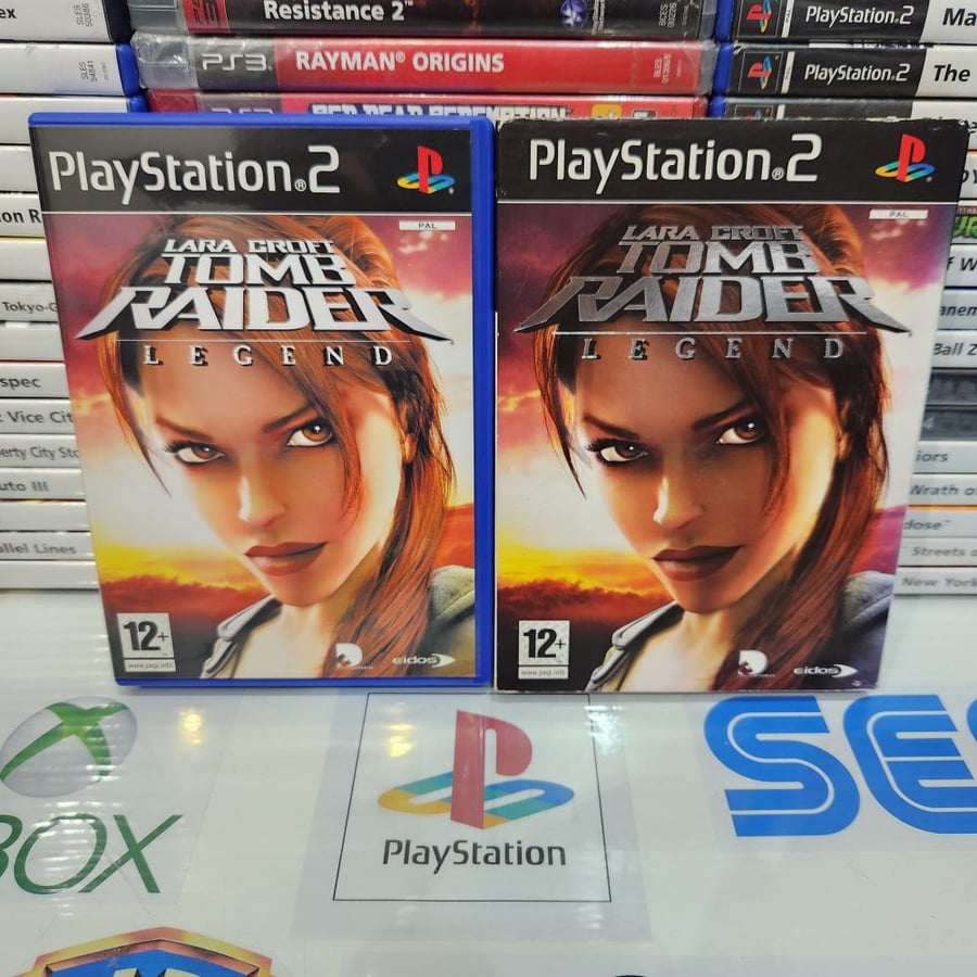 PS2 lara croft tomb raider legend