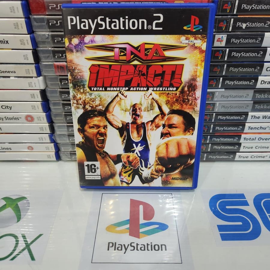 PS2 tna impact total nonstop action wrestling