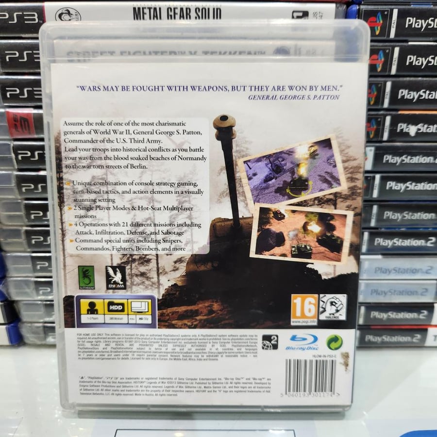 PS3 history legends of war