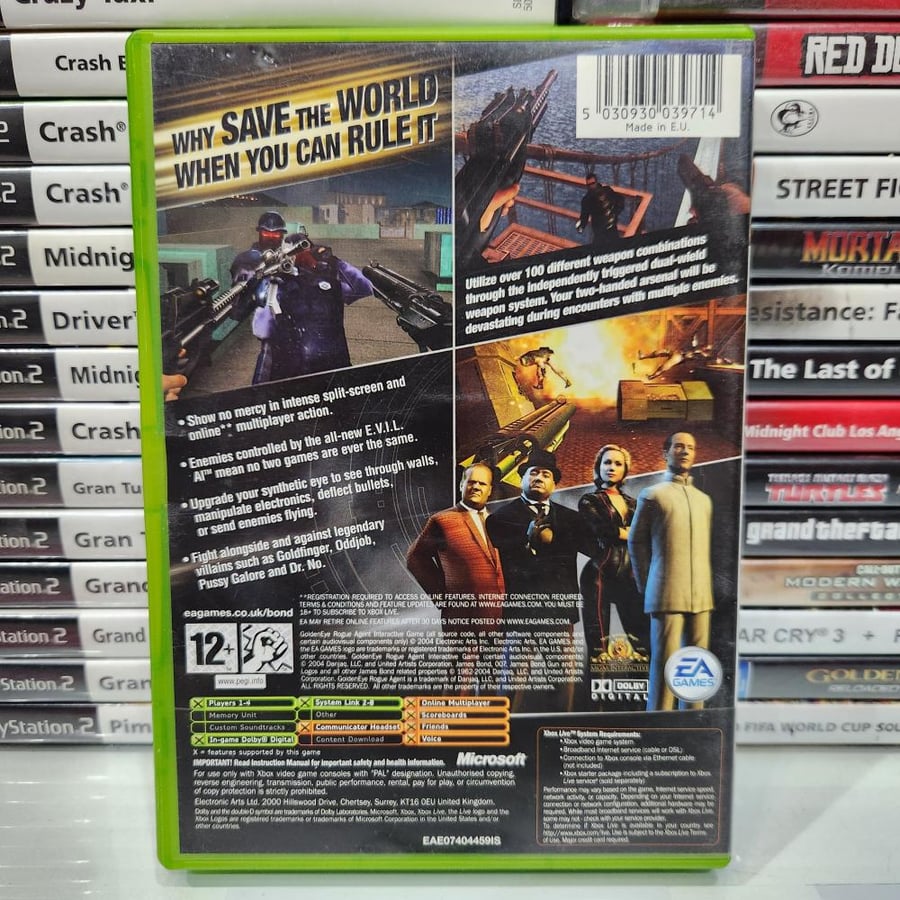 Xbox goldeneye rogue agent