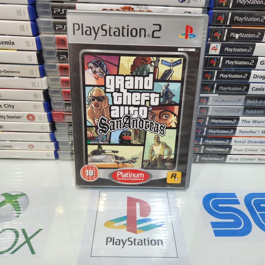 PS2 grand theft auto san andreas