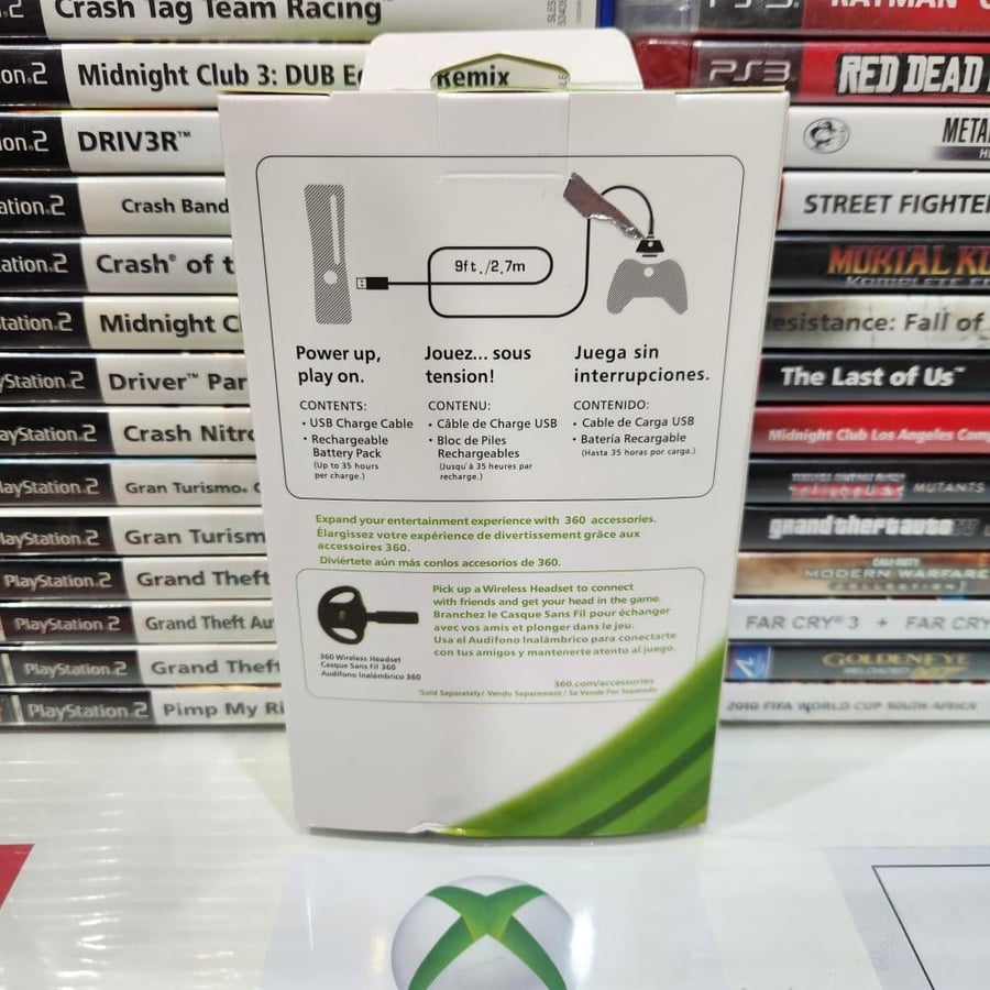 Xbox 360 battery and charger, new commercial Xbox 360