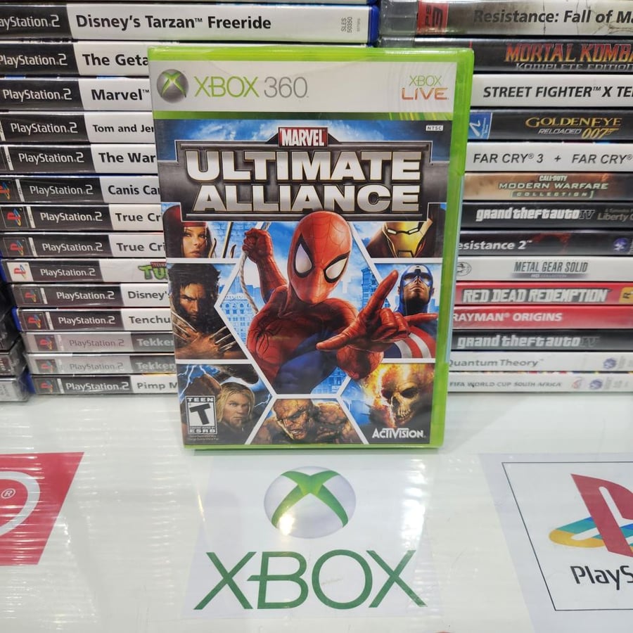 XBOX360 marvel ultimate alliance جديد
