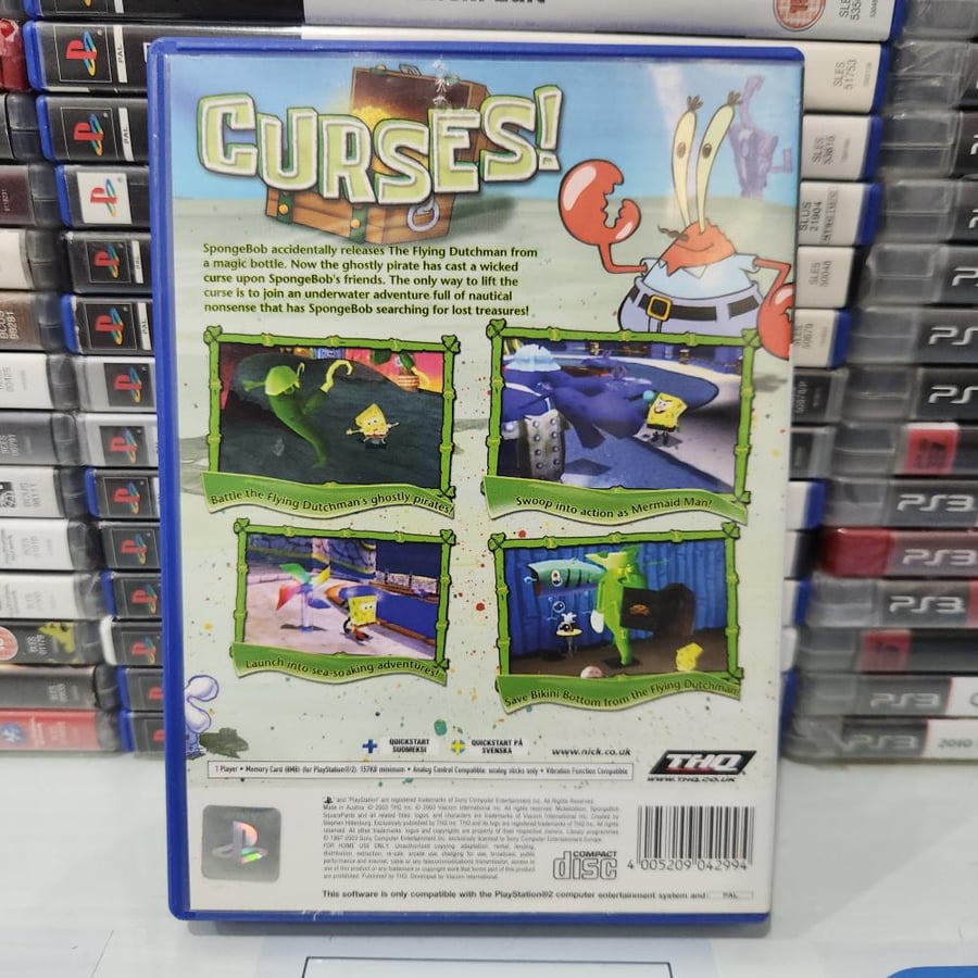 PS2 spongebob squareants revenge of the flying dutchman