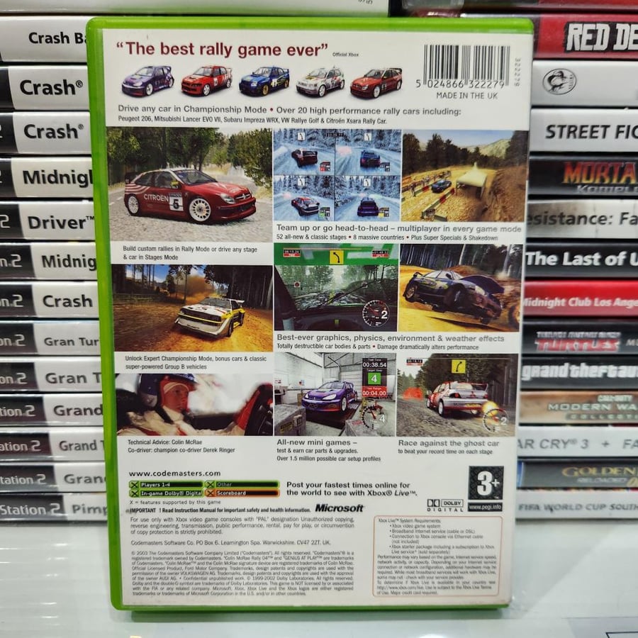 Xbox Colin mcrae rally