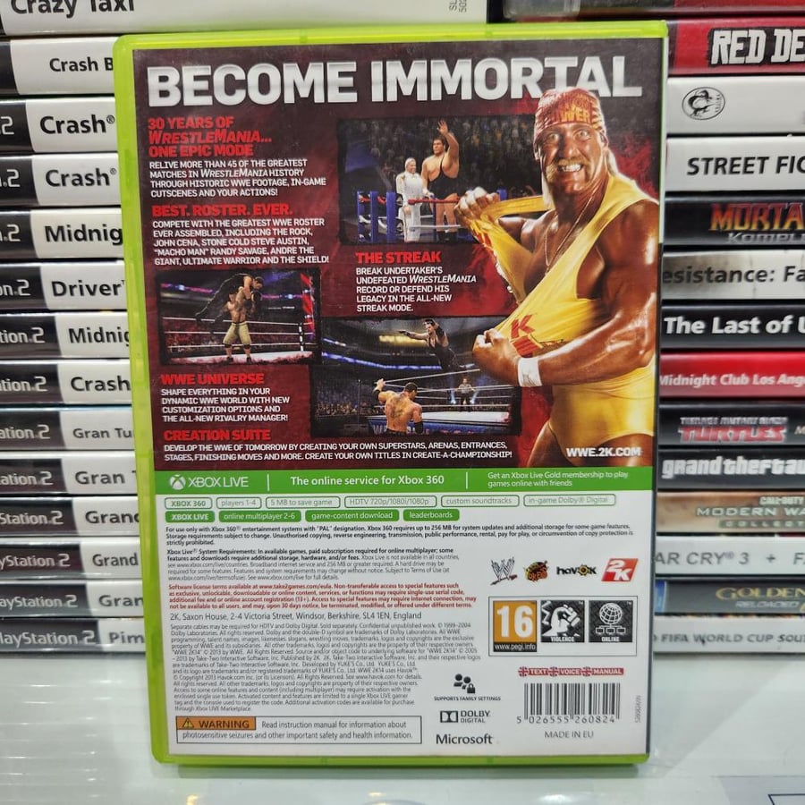 Xbox360 wwe 2k14
