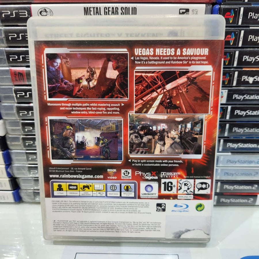 PS3 tom clancy's rainbow six vegas