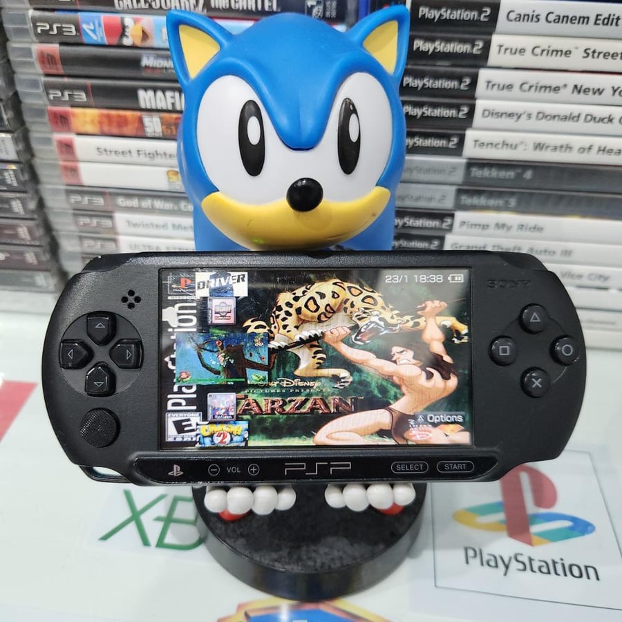 PSP جهاز بي اس بي مبرمج بداخله ١٤٠٠ لعبة ( موديل ستريت )