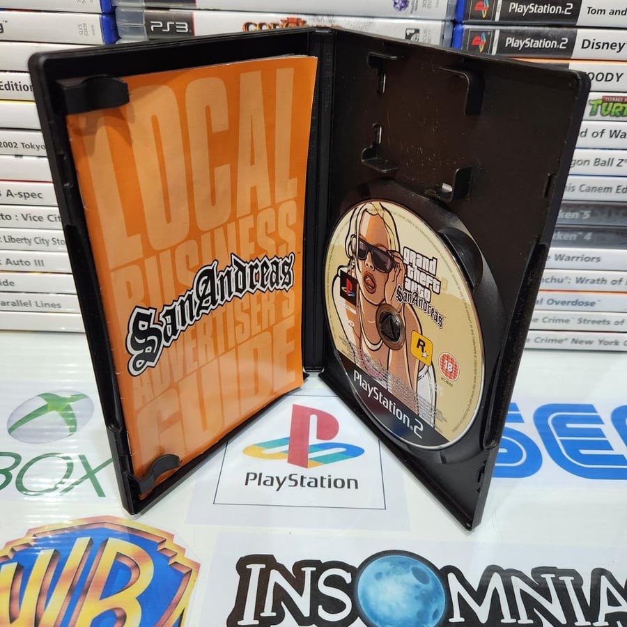 PS2 grand theft auto san andreas
