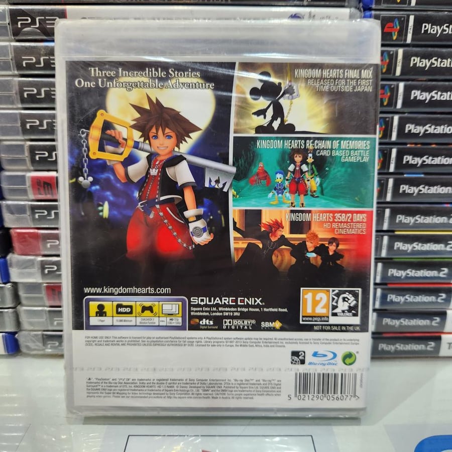 PS3 kingdom hearts hd 1.5 remix جديد