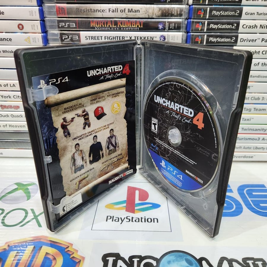 PS4 uncharted 4 ahief's end
