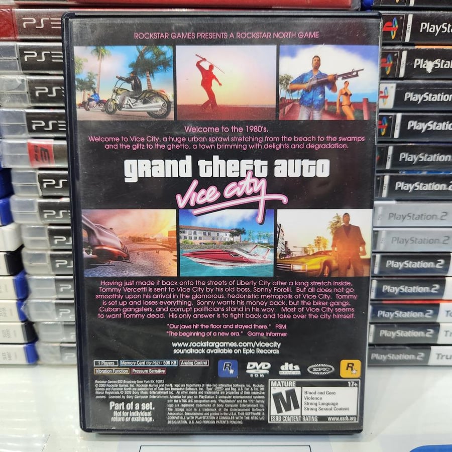 PS2 grand theft auto vice city