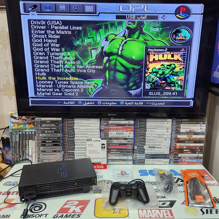 PS2 جهاز بلاستيشن تو مبرمج