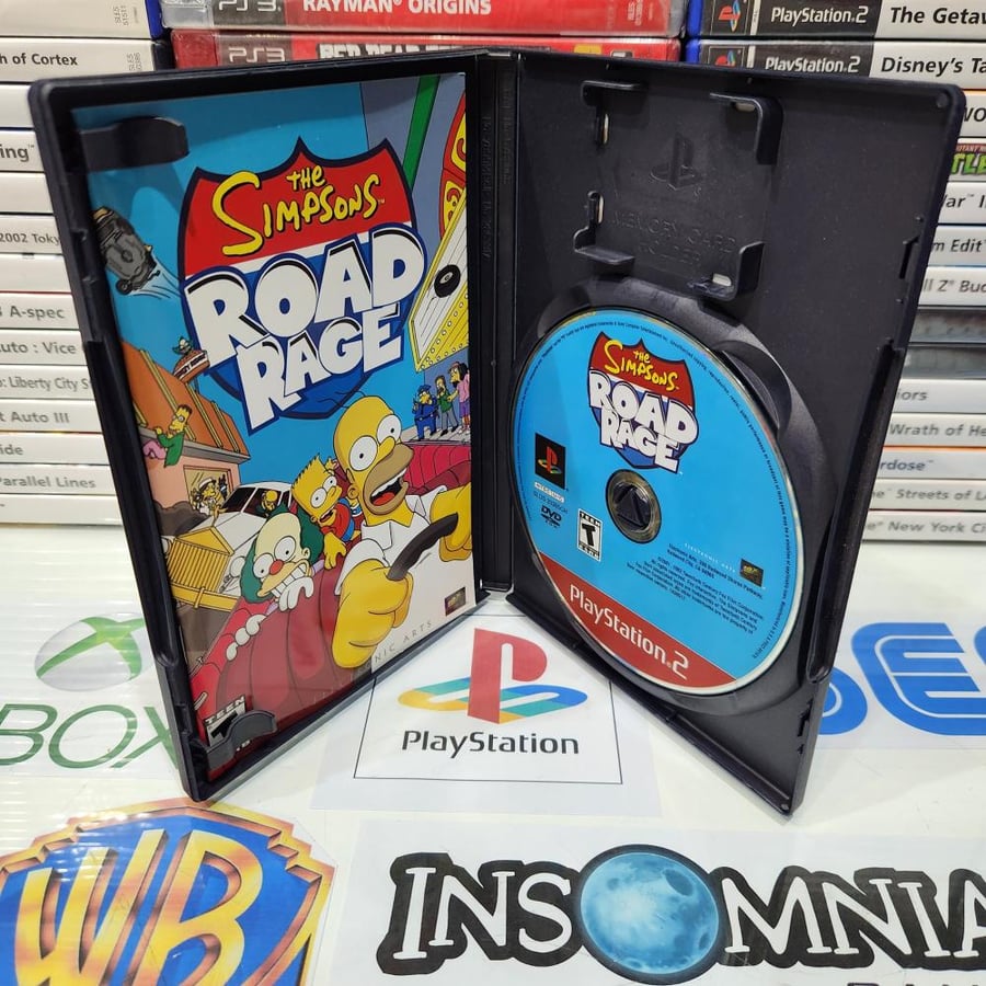 PS2 the Simpsons road Rage