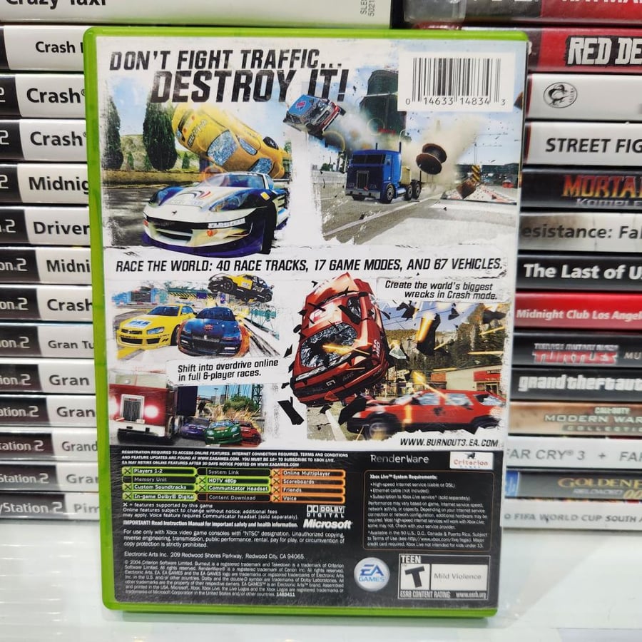 Xbox burnout takedown
