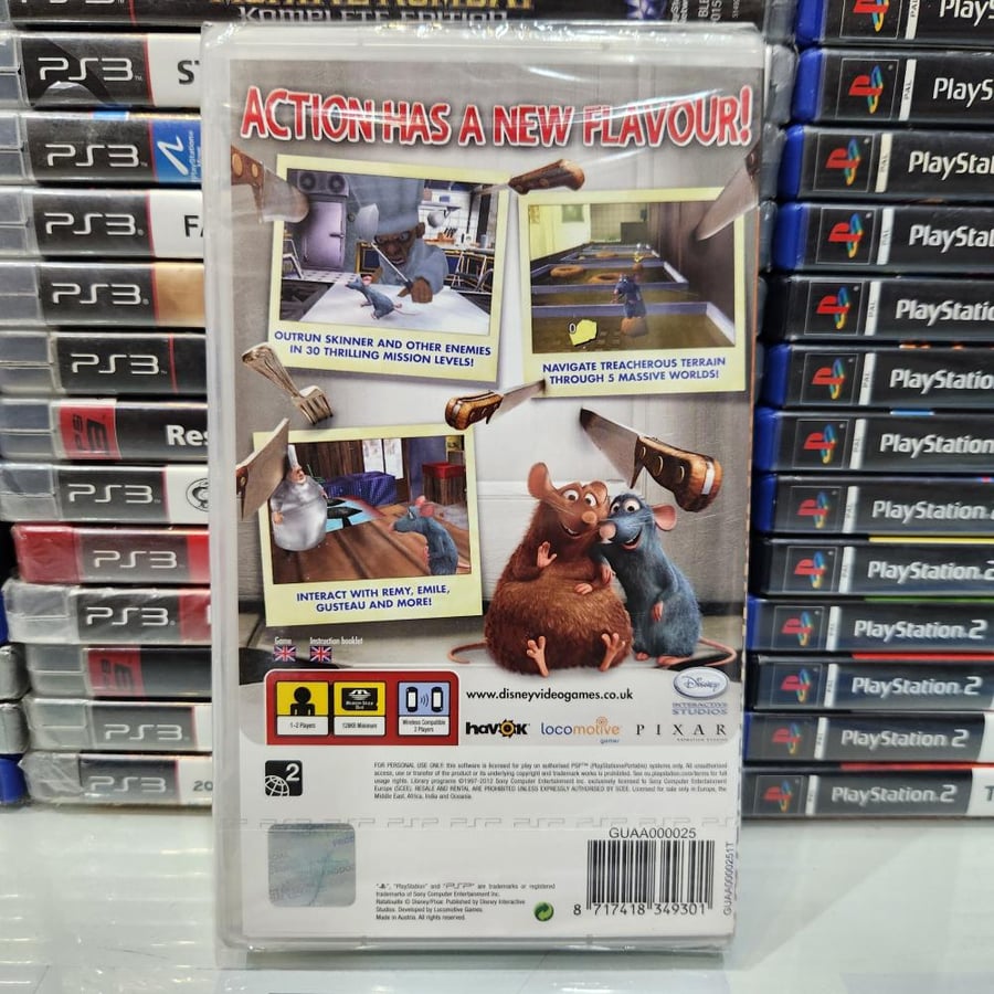 PSP Disney pixar ratatouille جديد