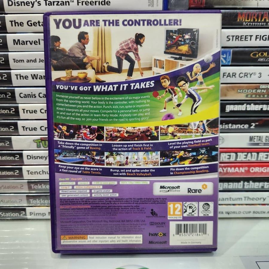 XBOX360 Kinect sports