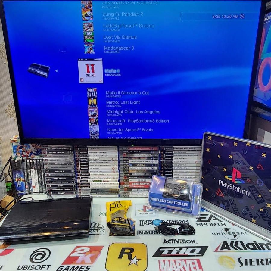 PS3 بلاستيشن ثري حجم  ون تيرا مبرمج