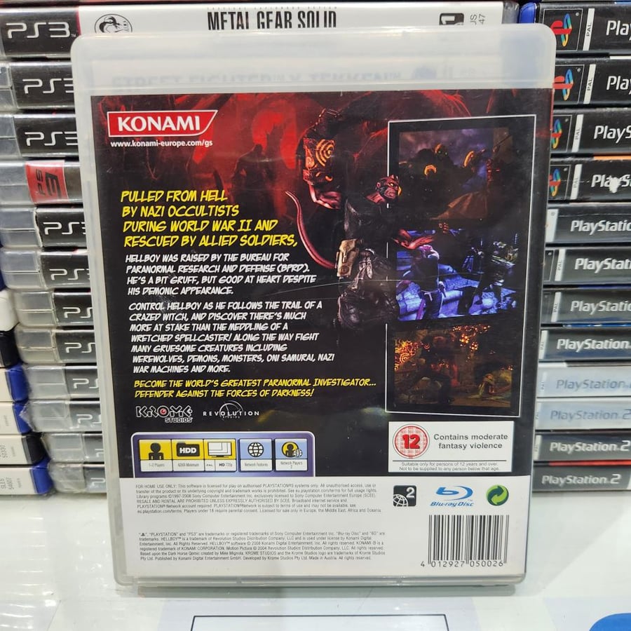 PS3 hellboy the science of evil