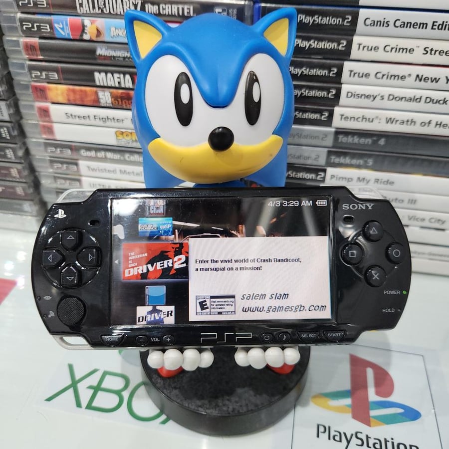 PSP جهاز بي اس بي مبرمج بداخله ١٤٠٠ لعبة ( سليم موديل ٢٠٠٠ )