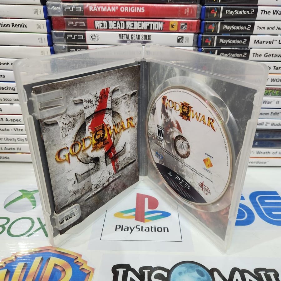 PS3 god of war 3 يوجد اثار ماء