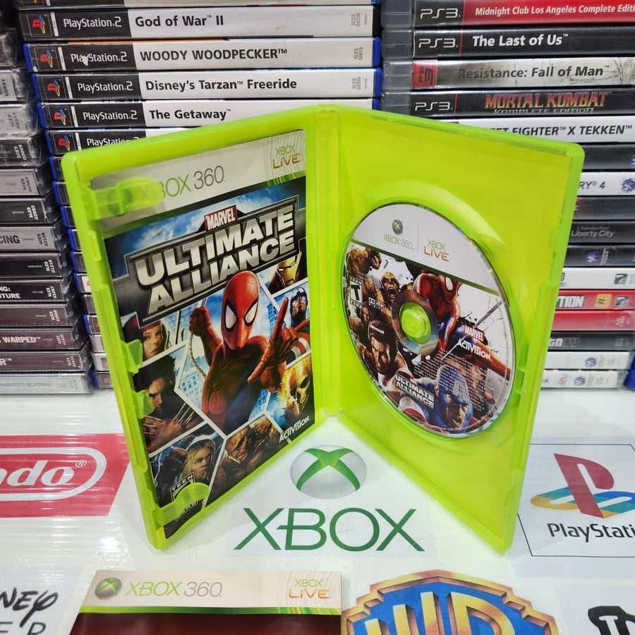 XBOX360 marvel ultimate alliance forza 2 motorsport