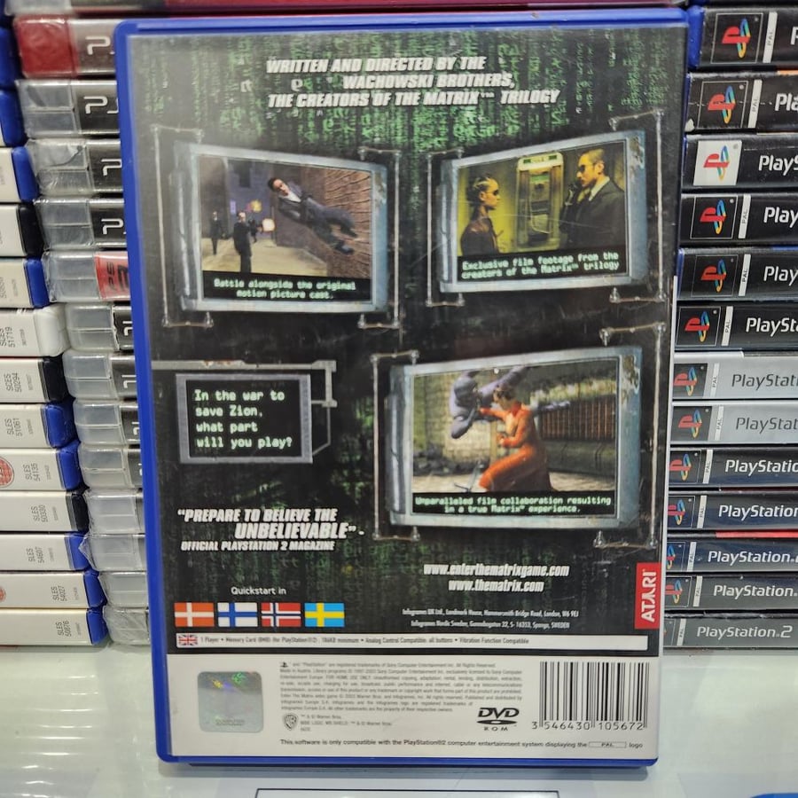 PS2 enter the matrix
