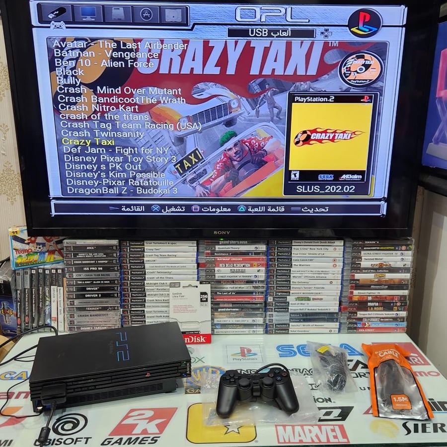PS2 جهاز بلاستيشن تو مبرمج