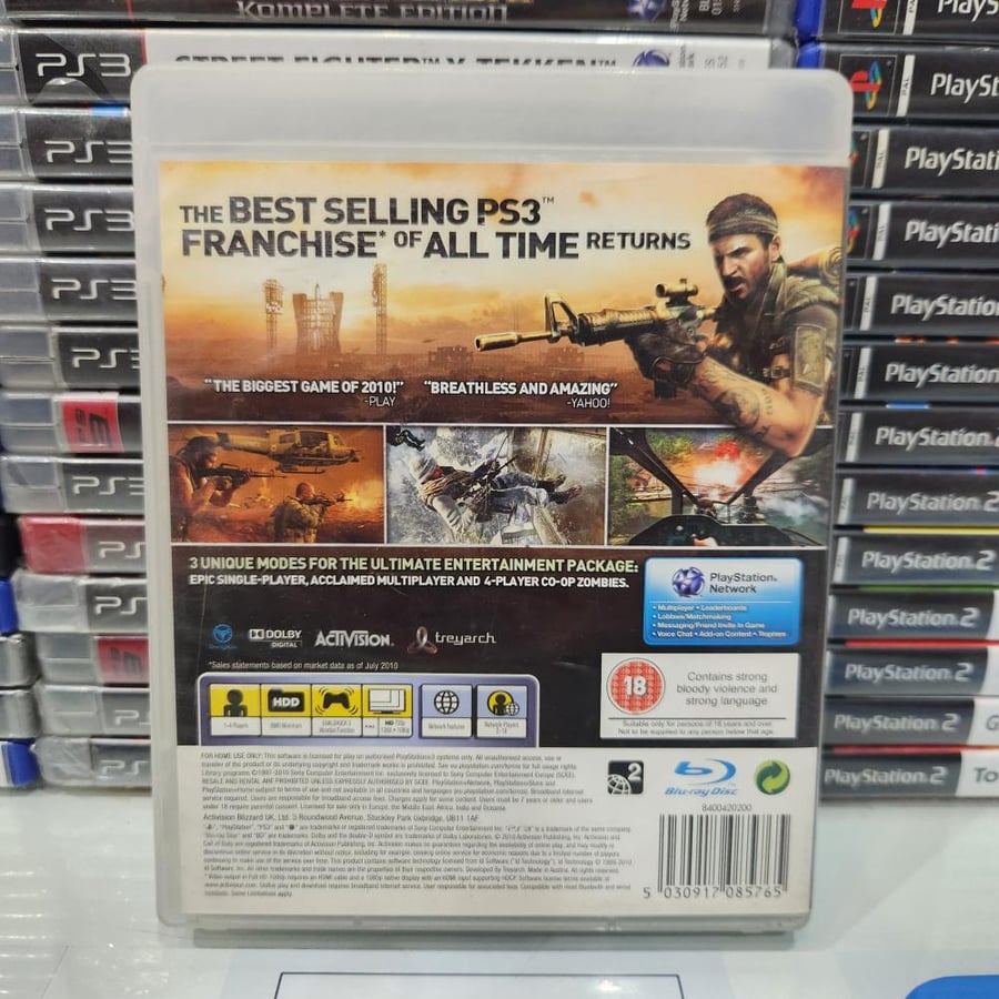 PS3 call of Duty Black Ops