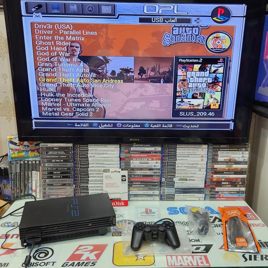 PS2 جهاز بلاستيشن تو مبرمج