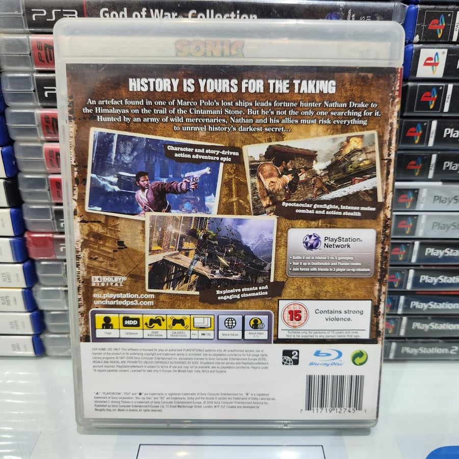 PS3 uncharted 2 among Thieves