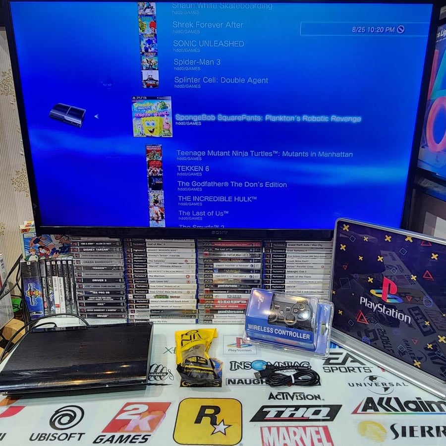 PS3 بلاستيشن ثري حجم  ون تيرا مبرمج