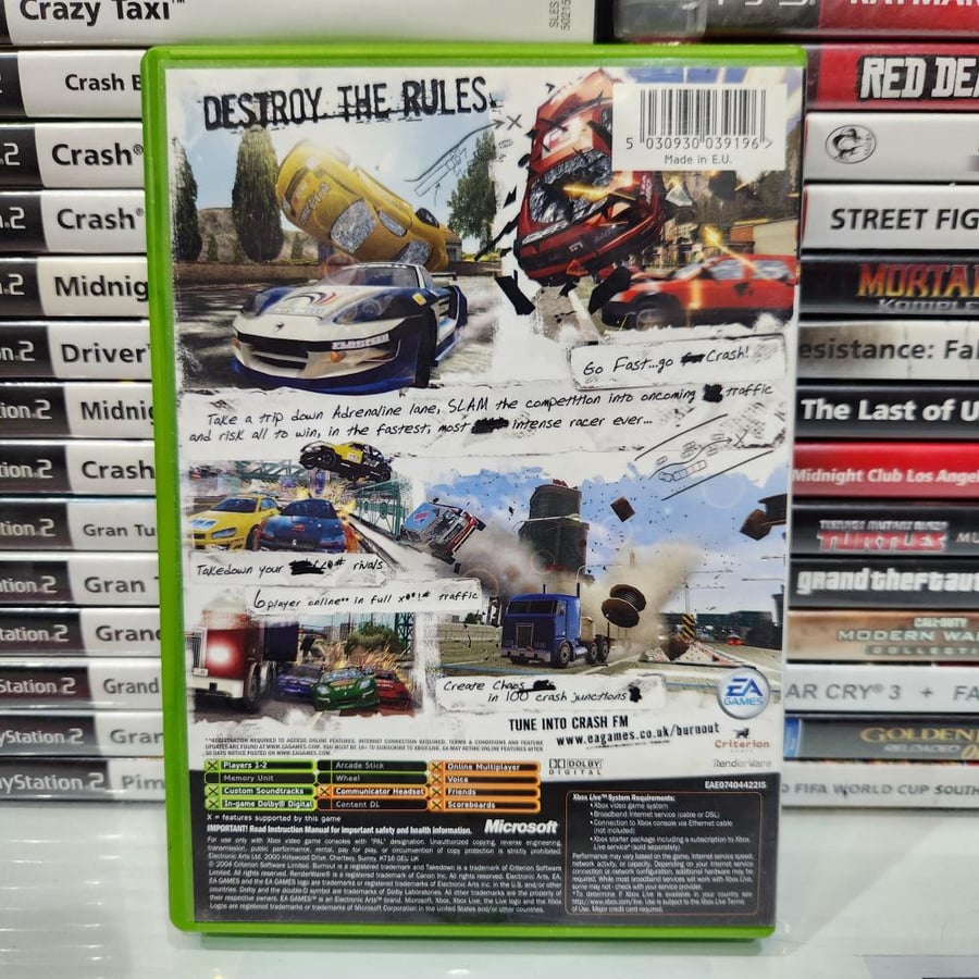 Xbox burnout takedown