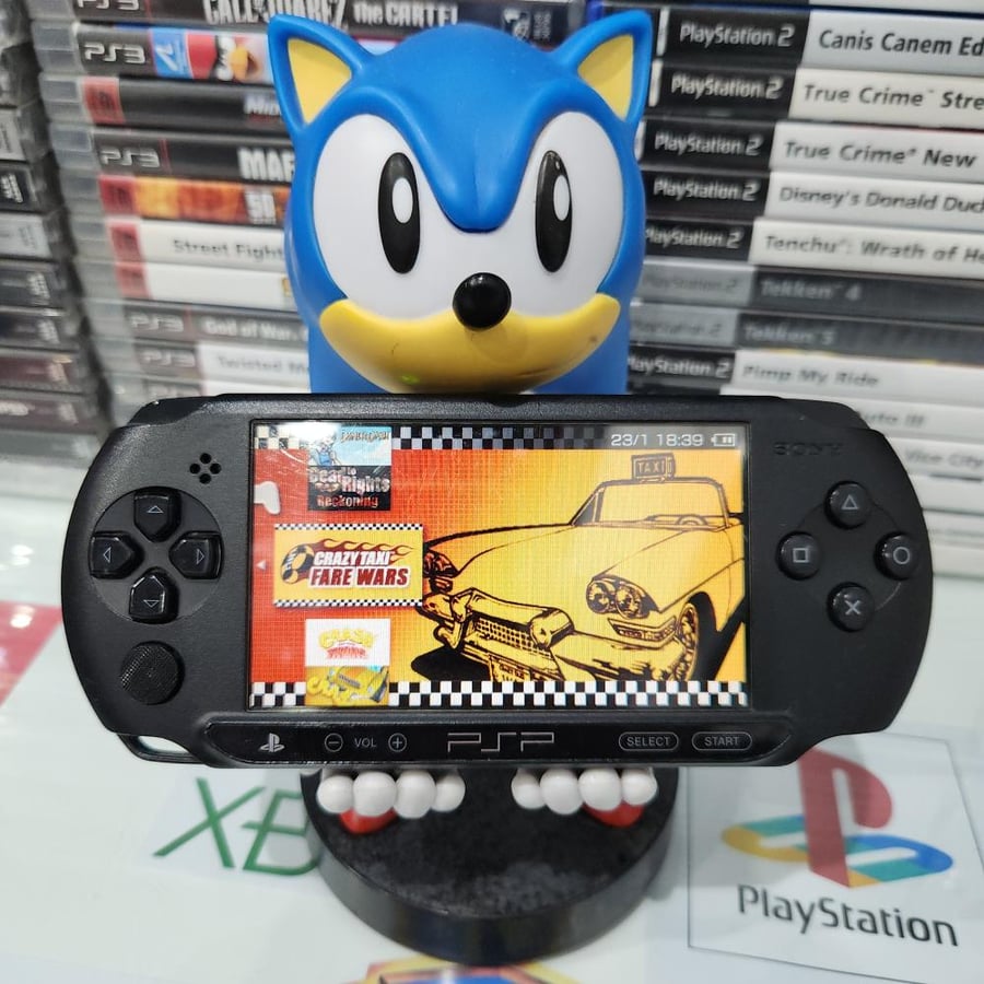 PSP جهاز بي اس بي مبرمج بداخله ١٤٠٠ لعبة ( موديل ستريت )