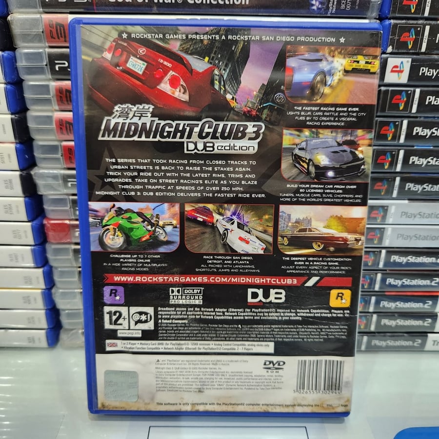 Ps2 midnight club 3